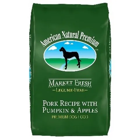 30lb American Natural Market Fresh Legume Free Pork with Pumpkin & Apples - Items on Sale Now